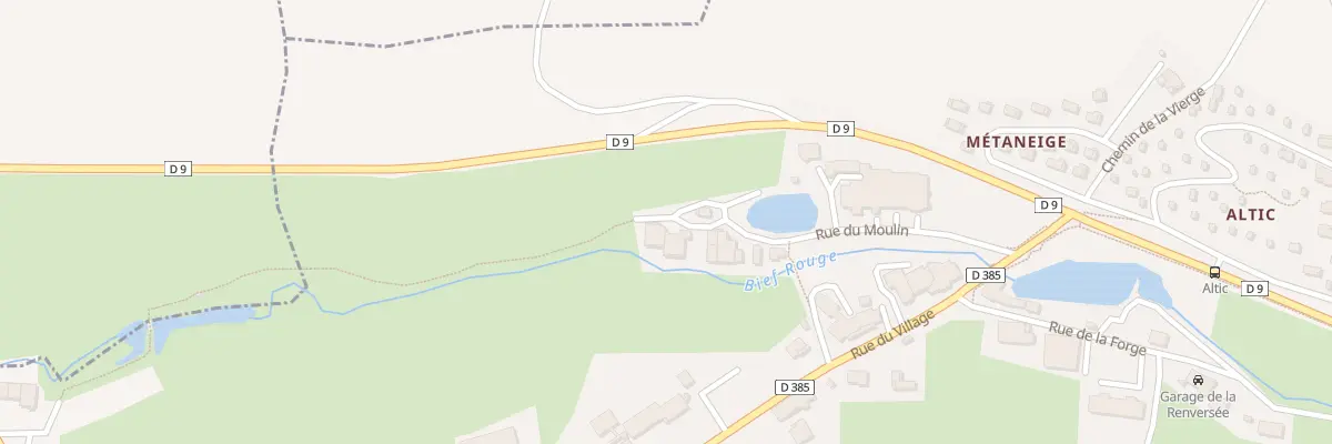 Plan du 3 Rue du Moulin à Métabief