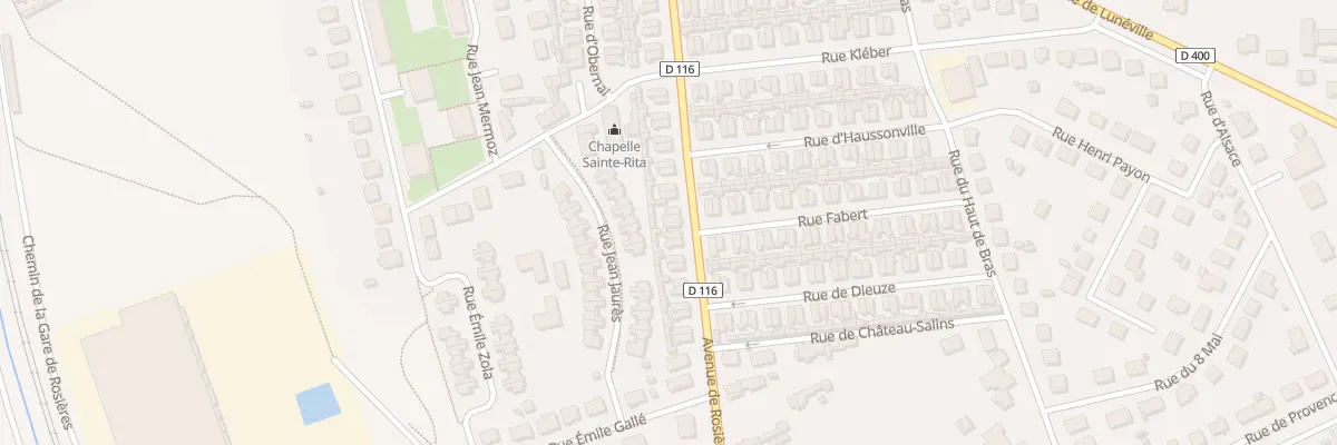 Plan du 96 Av de Rosières à Dombasle-sur-Meurthe