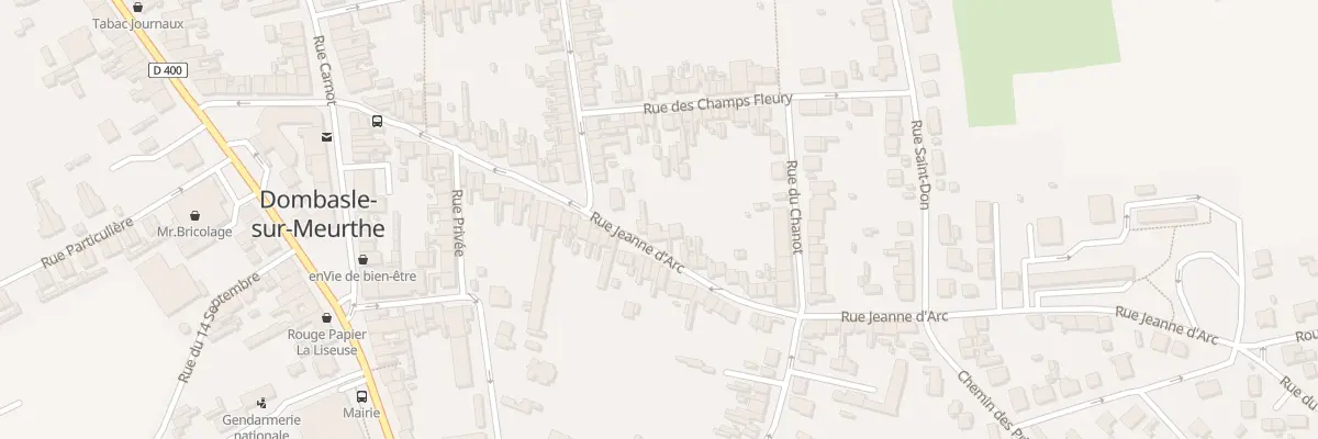 Plan du 43 Rue Jeanne d’Arc à Dombasle-sur-Meurthe