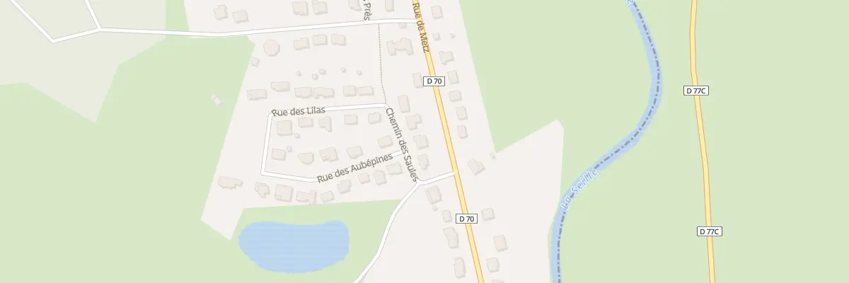 Plan du 2 Che des Saules à Brin-sur-Seille