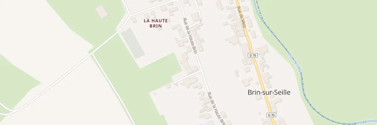 Plan du 21B Rue de la Haute Brin à Brin-sur-Seille