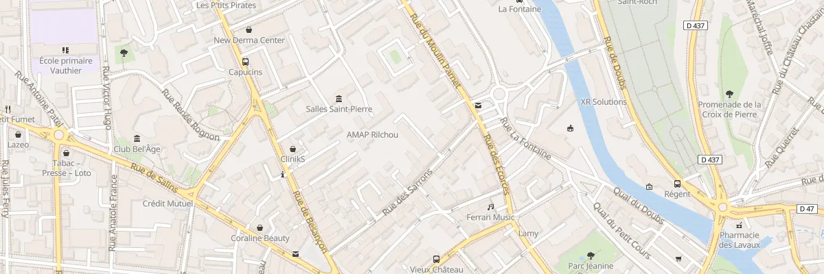 Plan du 14B Rue des Sarrons à Pontarlier