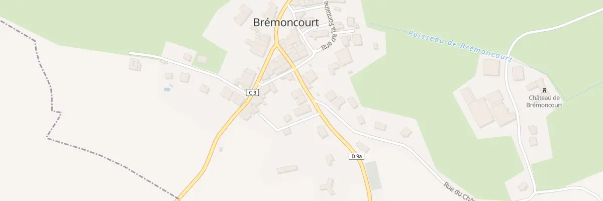 Plan du 8 Rue du Haut Menuchamp à Brémoncourt