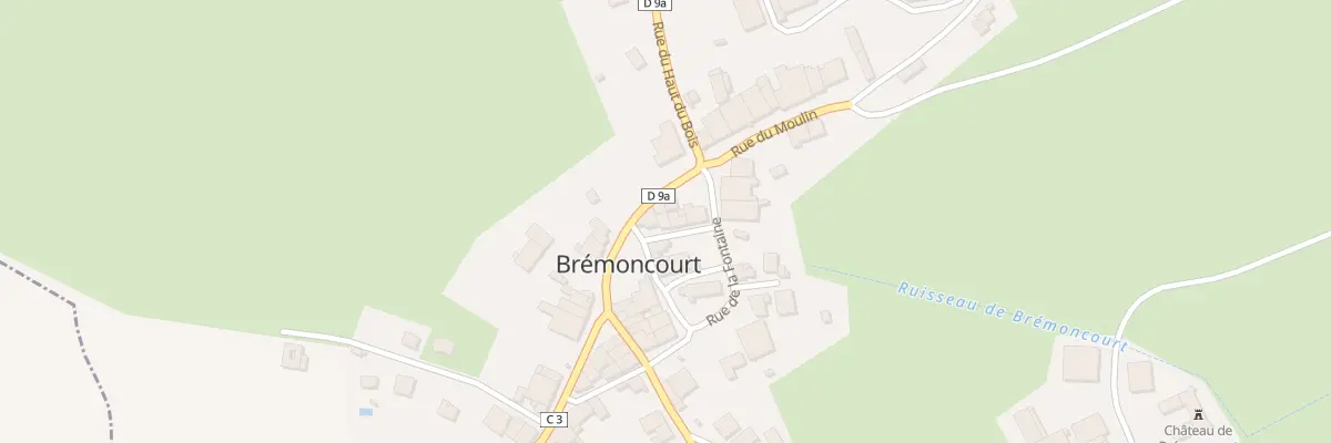 Plan du 1 Rue Tassin à Brémoncourt