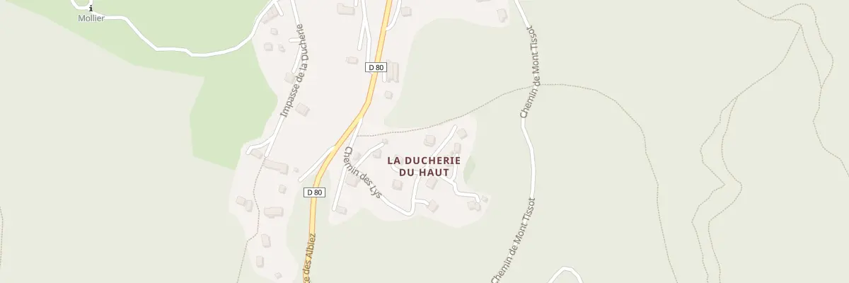 Plan du 5165 La Ducherie du Haut à Albiez-le-Jeune