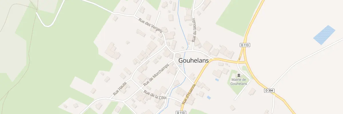 Plan du 1 Rue des Vergers à Gouhelans