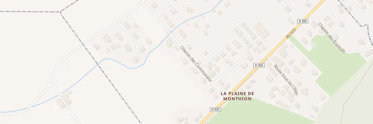 Plan du 143 Che des Communaux à Monthion