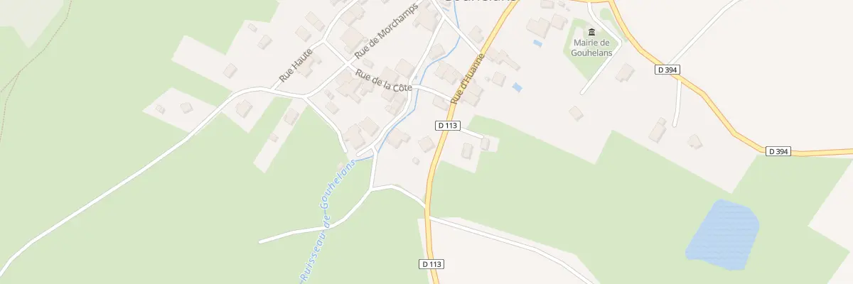 Plan du 20 Rue d’Huanne à Gouhelans