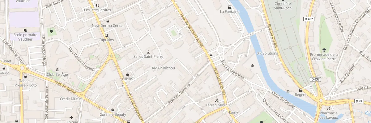 Plan du 10 Rue des Sarrons à Pontarlier