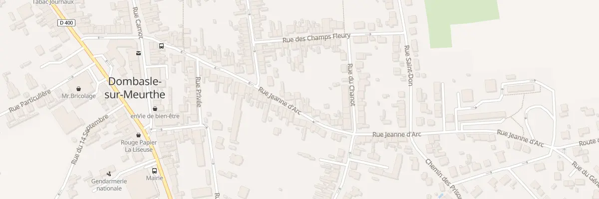 Plan du 45 Rue Jeanne d’Arc à Dombasle-sur-Meurthe