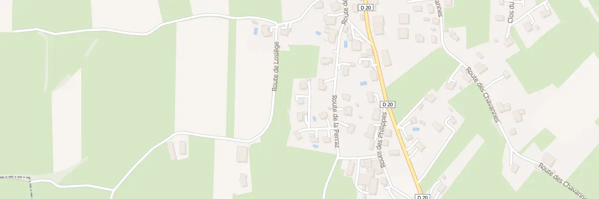 Plan du 270 Rte de Perraz à Marcellaz