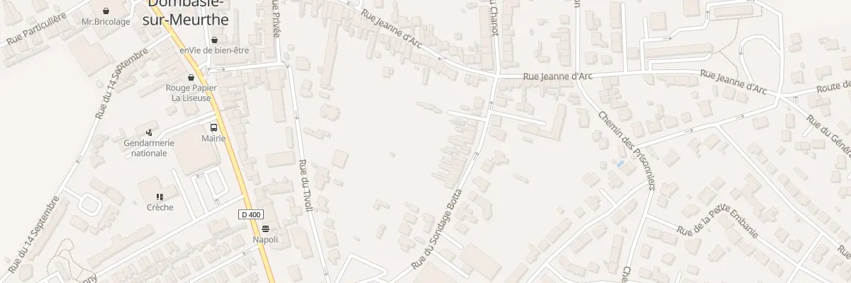 Plan du 22 Rue Sondage Botta à Dombasle-sur-Meurthe