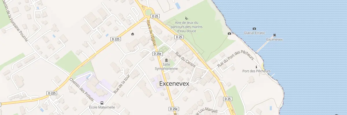 Plan du 48 Rue du Centre à Excenevex