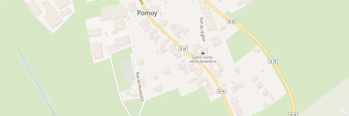 Plan du 26 Rue du Centre à Pomoy