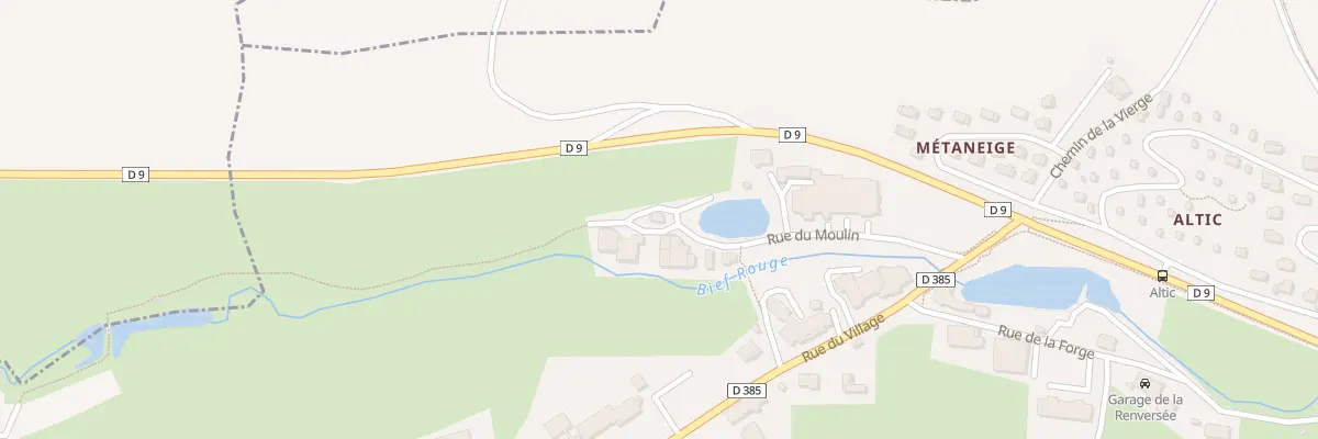 Plan du 6 Rue du Moulin à Métabief