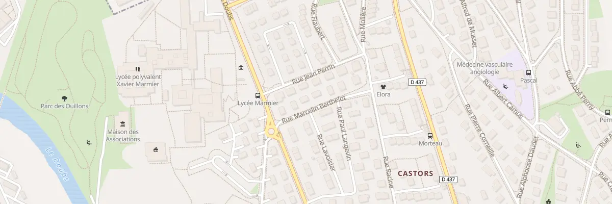 Plan du 5 Rue Marcelin Berthelot à Pontarlier