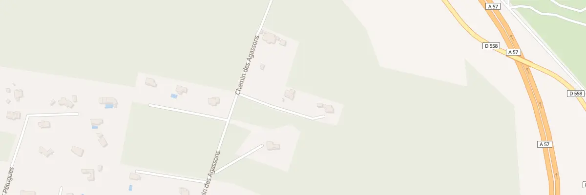 Plan du 9001A Che des Agassons au Cannet-des-Maures
