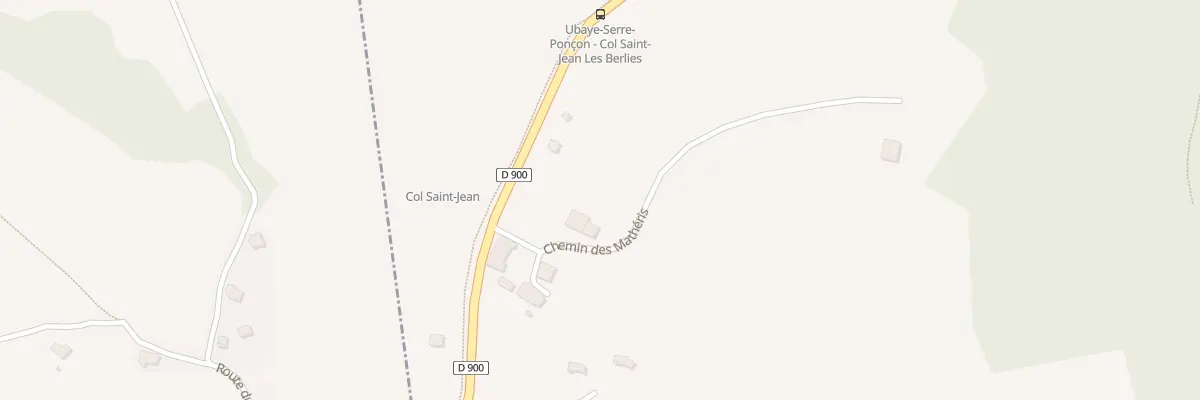 Plan du 3 Che des Mathéris à Ubaye-Serre-Ponçon