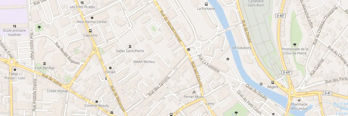 Plan du 8 Rue des Sarrons à Pontarlier