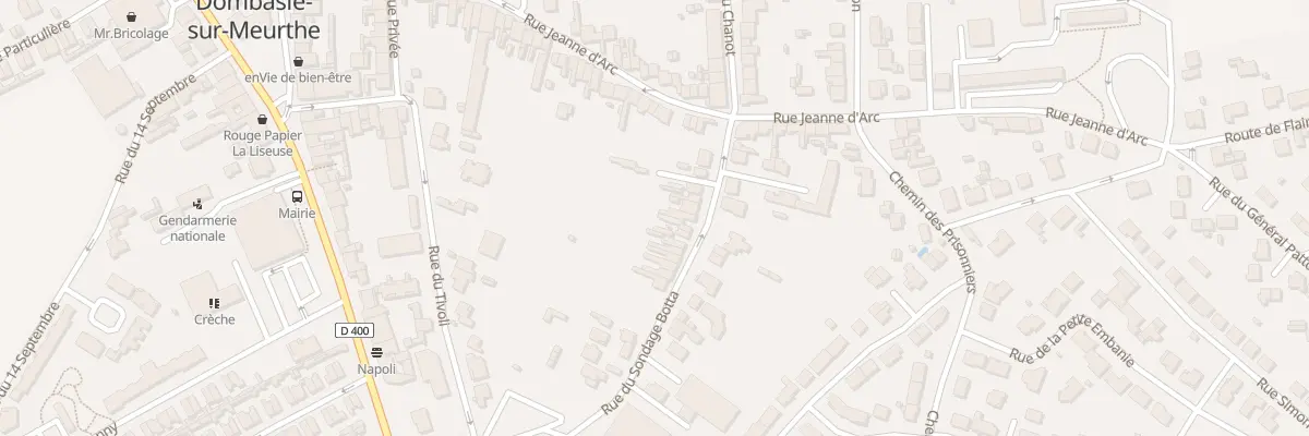 Plan du 20 Rue Sondage Botta à Dombasle-sur-Meurthe