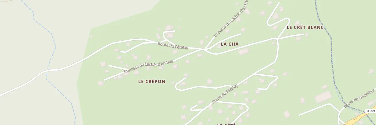 Plan du 31 Imp du Lachat d’en Bas à Thônes