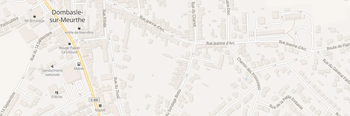 Plan du 10 Rue Sondage Botta à Dombasle-sur-Meurthe