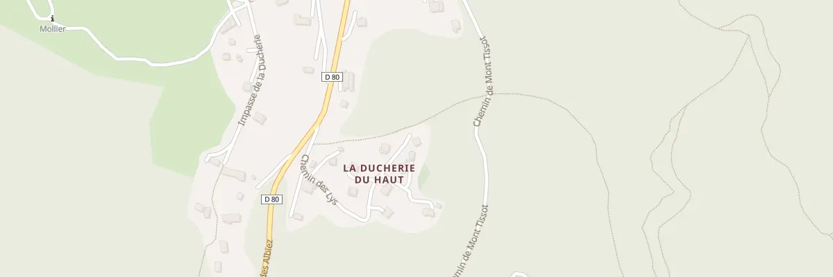 Plan du 6001 La Ducherie du Haut à Albiez-le-Jeune