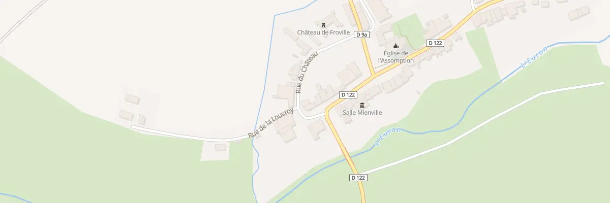 Plan du 1 Rue Principale à Froville