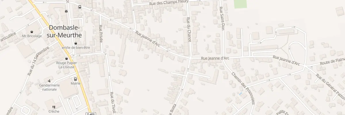 Plan du 62B Rue Jeanne d’Arc à Dombasle-sur-Meurthe