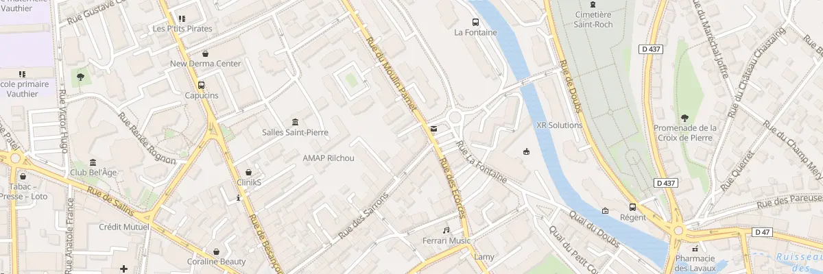 Plan du 4 Rue des Sarrons à Pontarlier