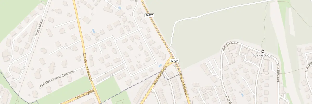 Plan du 24 Rue des Oréades à Doubs