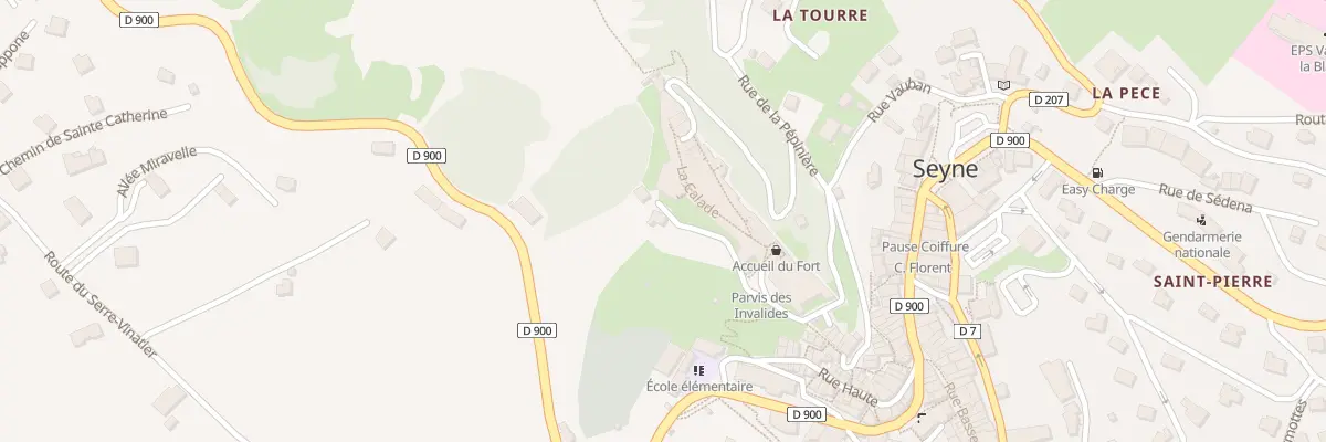 Plan du 5446 Le Village à Seyne