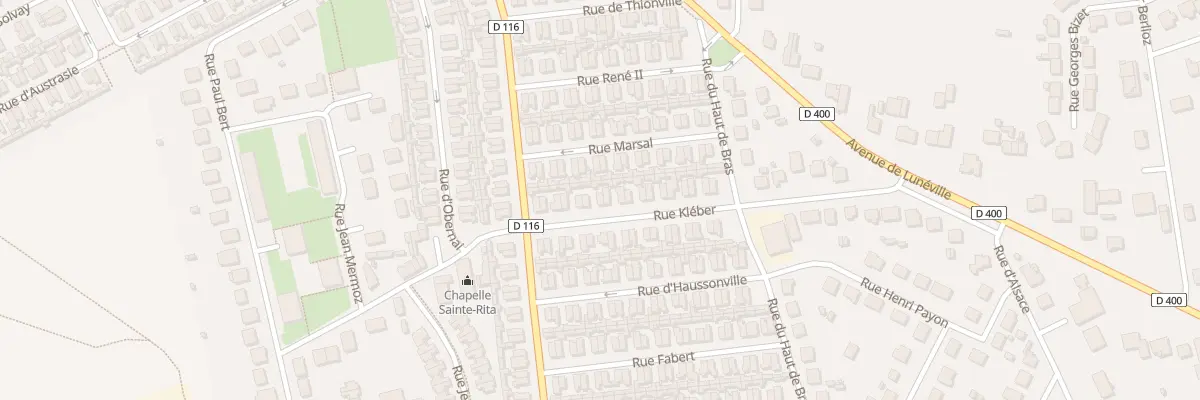 Plan du 13 Rue Kleber à Dombasle-sur-Meurthe