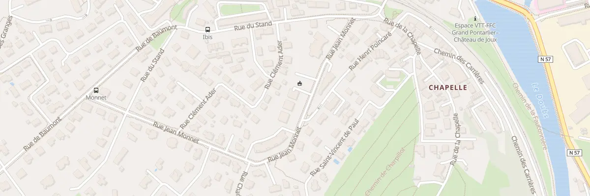 Plan du 29B Rue Jean Monnet à Pontarlier