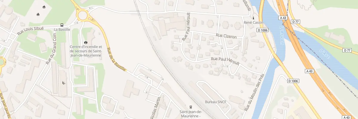 Plan du 64 Rue Paul Heroult à Saint-Jean-de-Maurienne