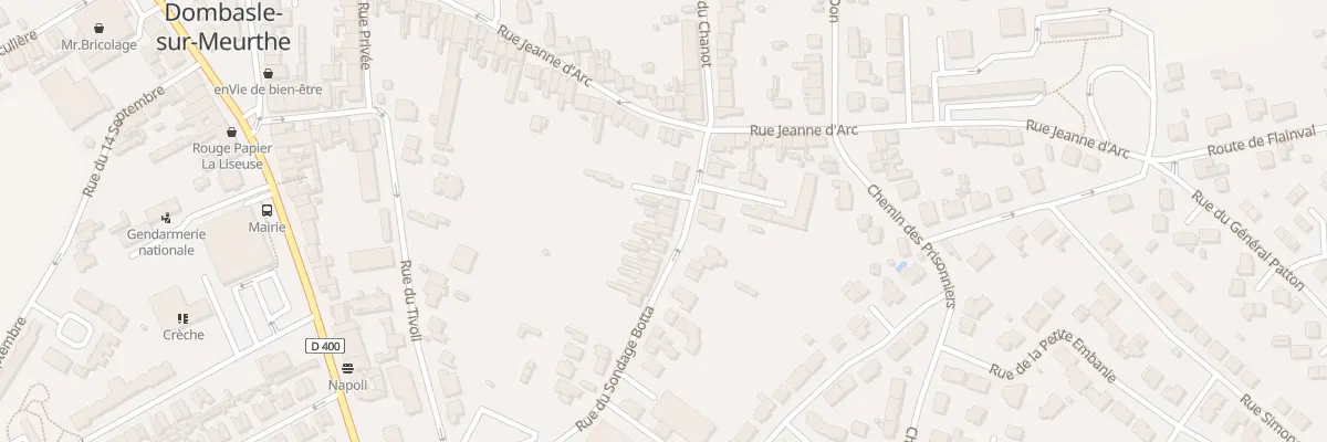 Plan du 16 Rue Sondage Botta à Dombasle-sur-Meurthe