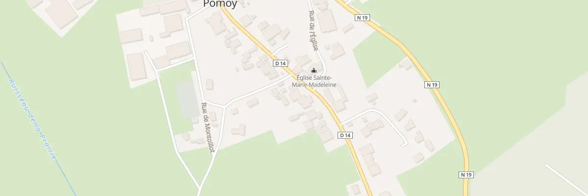 Plan du 4 Rte de Mollans à Pomoy