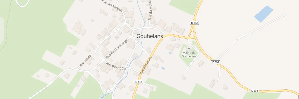 Plan du 12 Rue d’Huanne à Gouhelans