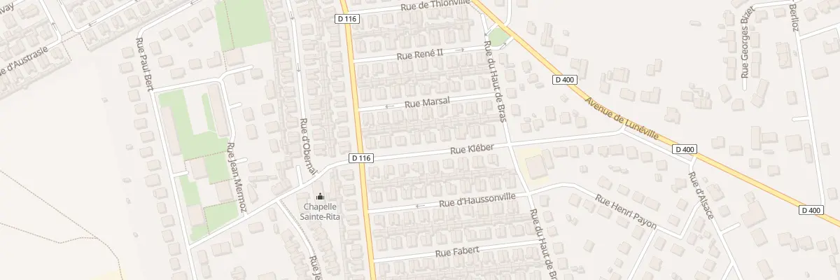 Plan du 15 Rue Kleber à Dombasle-sur-Meurthe