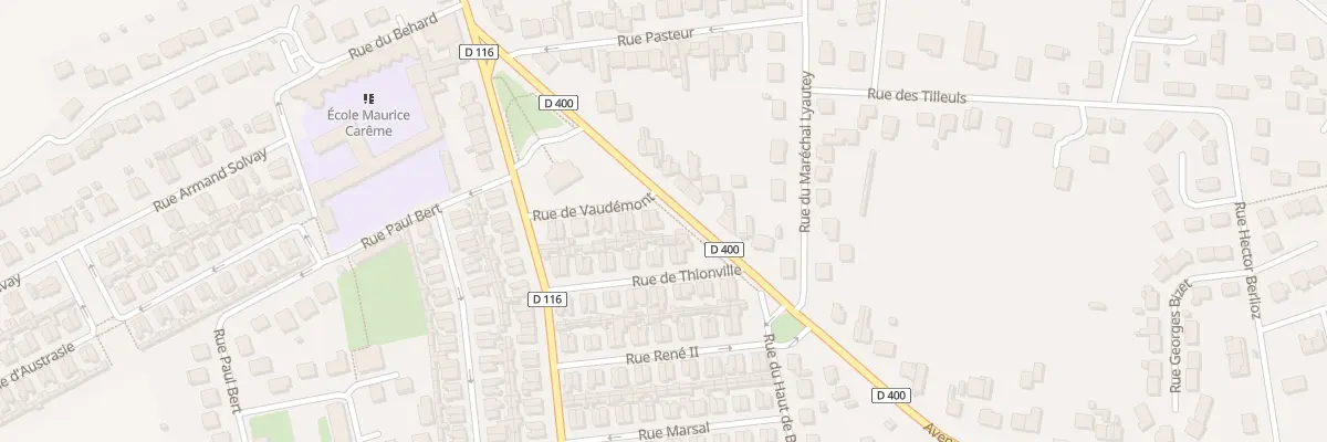 Plan du 20 Rue de Vaudémont à Dombasle-sur-Meurthe