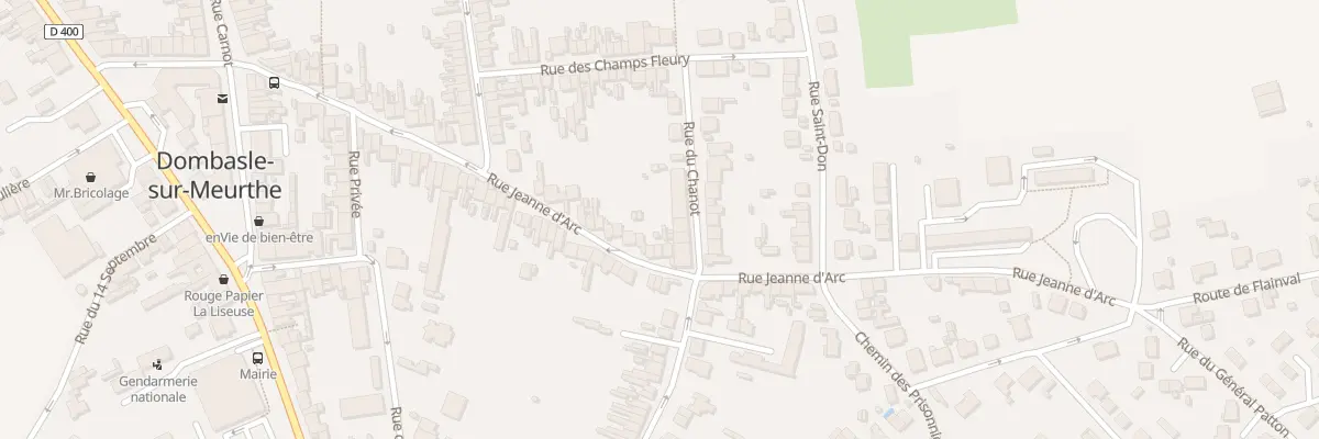 Plan du 59B Rue Jeanne d’Arc à Dombasle-sur-Meurthe