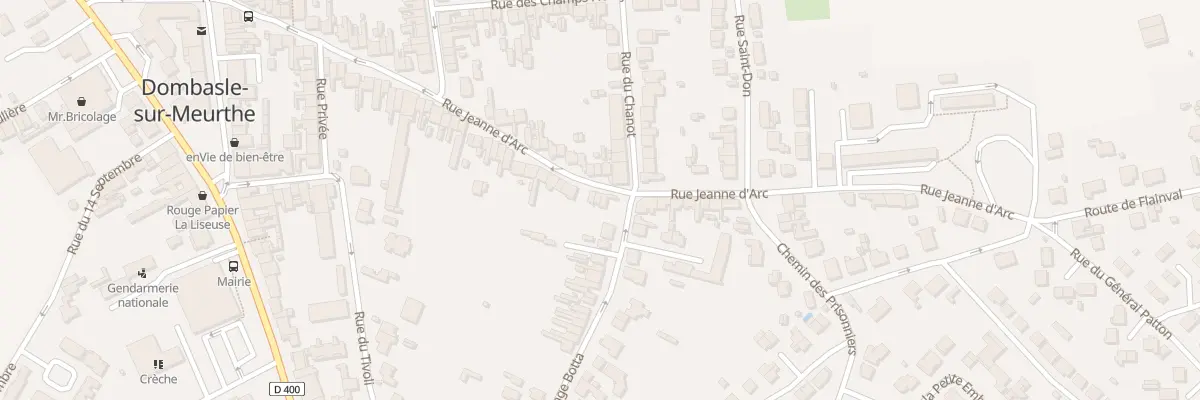 Plan du 66B Rue Jeanne d’Arc à Dombasle-sur-Meurthe