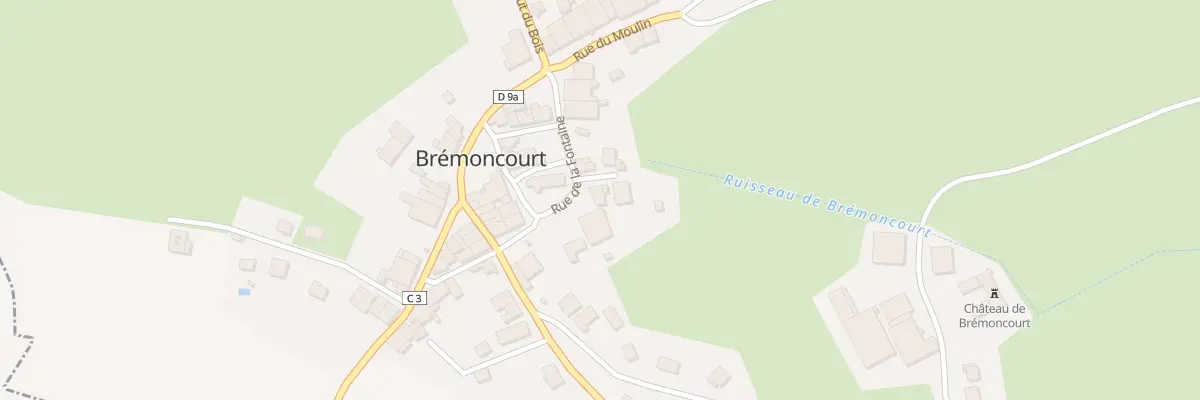 Plan du 2 Imp des Pierres à Brémoncourt