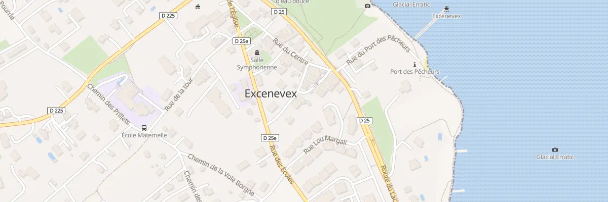 Plan du 8 Rue Verdaine à Excenevex