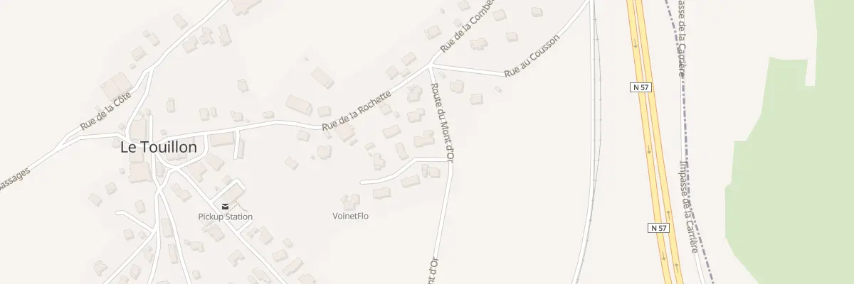 Plan du 6 Rte du Mont d’Or à Touillon-et-Loutelet