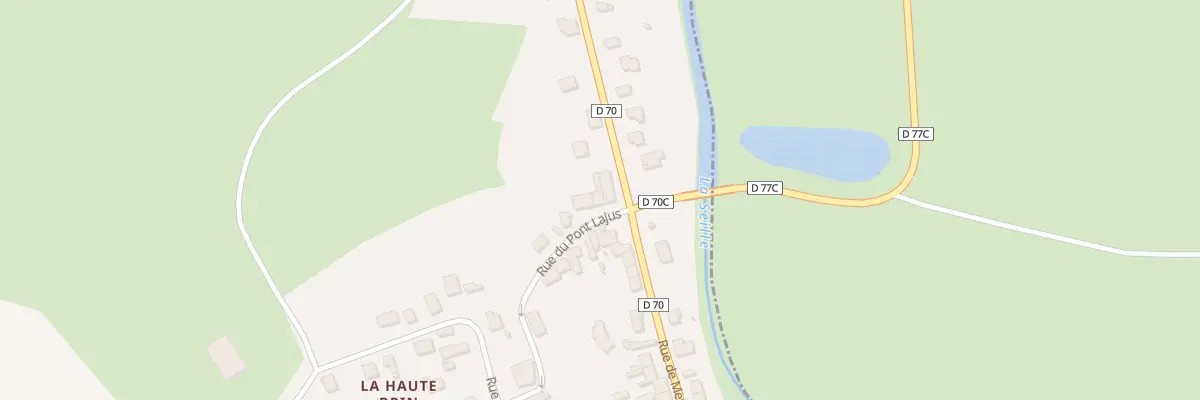 Plan du 2 Rue du Pont Lajus à Brin-sur-Seille