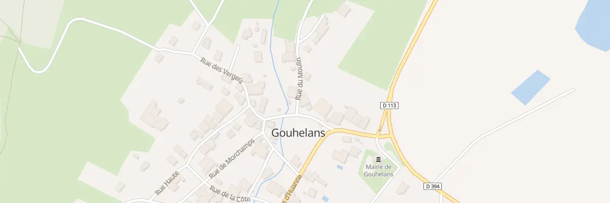 Plan du 2 Rue du Moulin à Gouhelans
