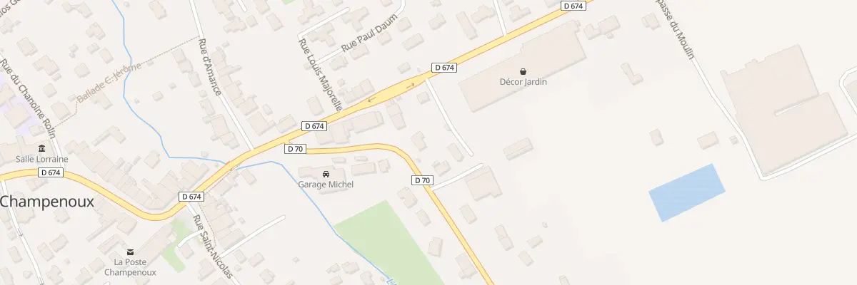 Plan du 3 Rue du Gen de Castelnau à Champenoux