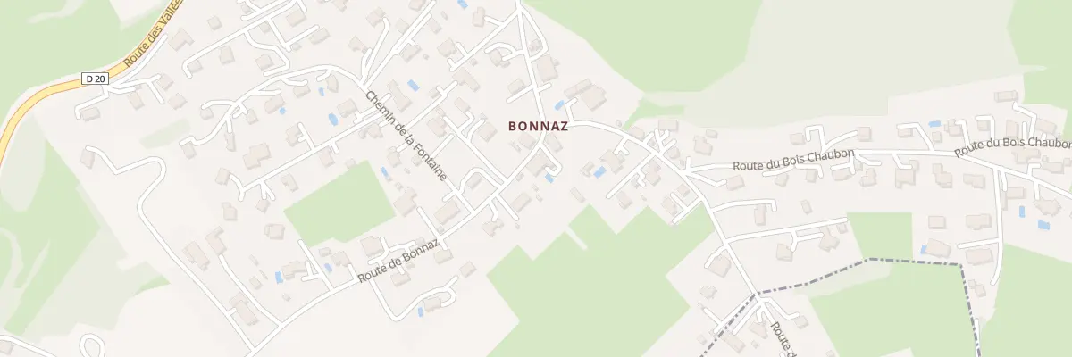 Plan du 561 Rte de Bonnaz à Fillinges