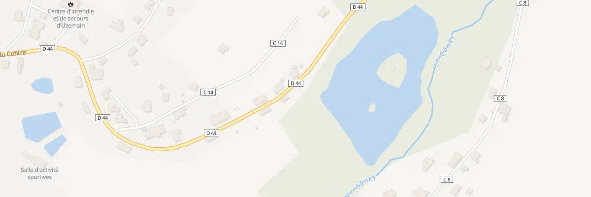 Plan du 4 Rue des Mottes à Uzemain